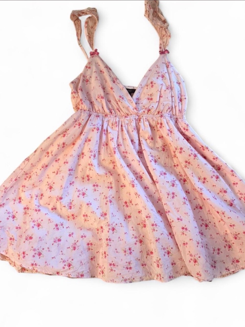 Forever 21 Light Pink Floral Sundress